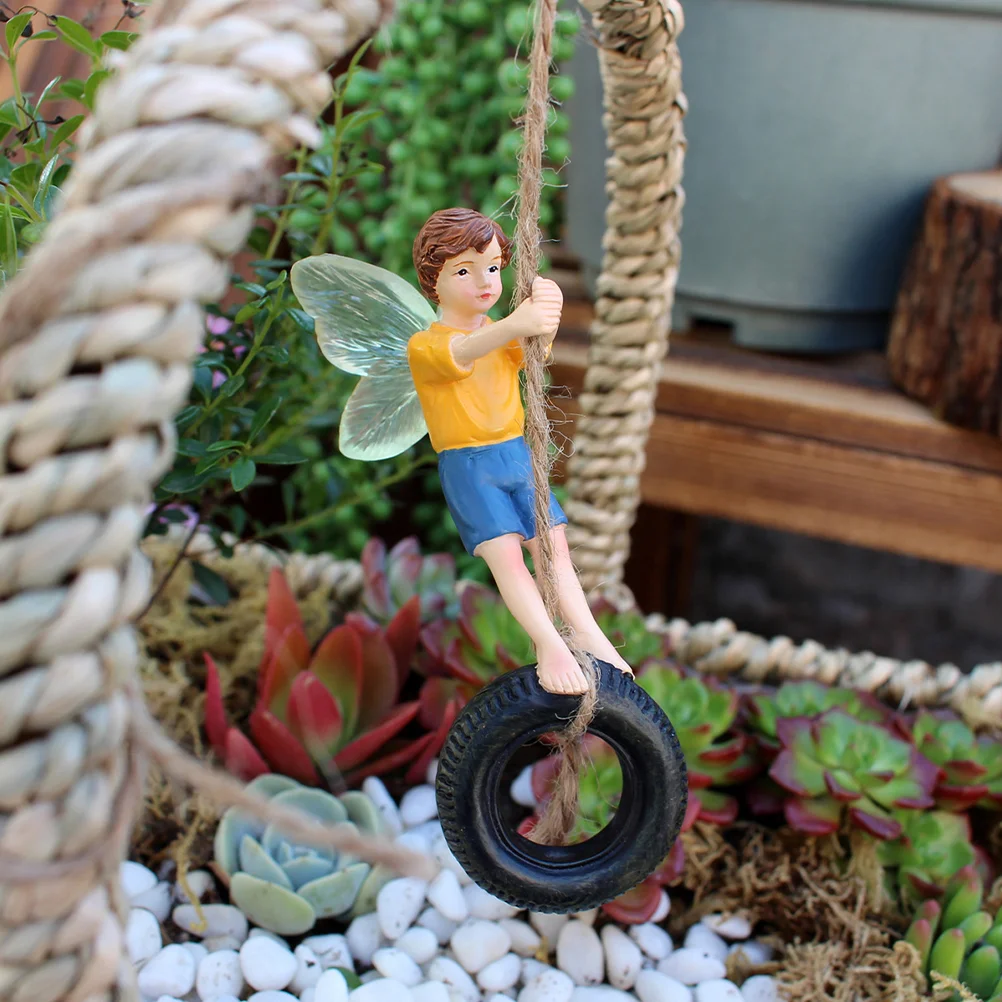 Garden Statue Swing Fairy Boy Decor Sleeping Fairy Boy Figurine for Patio Yard Lawn Porch Pendant
Garden Statue Swing Fairy Boy Decor Sleeping Fairy Boy Figurine for Patio Yard Lawn Porch Pendant