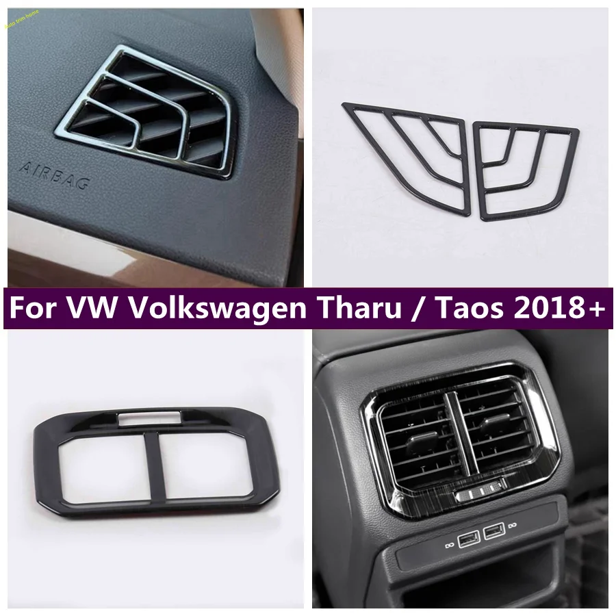 

Armrest Box Rear / Front Dashboard Upper Air Conditioning AC Vent Outlet Cover Trim For VW Volkswagen Tharu / Taos 2018 - 2023