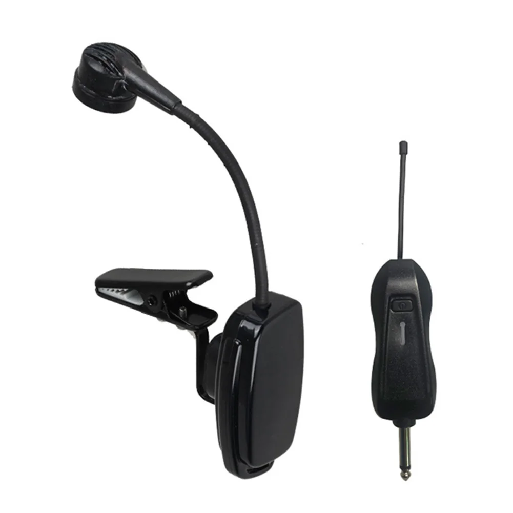 UHF Wireless Instruments Saxophone Microphone Wireless Receiver Transmitter Microphones For Trumpets Portable Audio
UHF Wireless Instruments Saxophone Microphone Wireless Receiver Transmitter Microphones For Trumpets Portable Audio