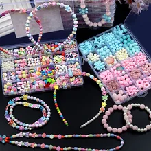 24 Grid DIY Handmade Beaded Children's Toy Creative Loose Spacer Beads Crafts Making Bracelet Necklace Jewelry Kit Girl Toy Gift
24 Grid DIY Handmade Beaded Children's Toy Creative Loose Spacer Beads Crafts Making Bracelet Necklace Jewelry Kit Girl Toy Gift