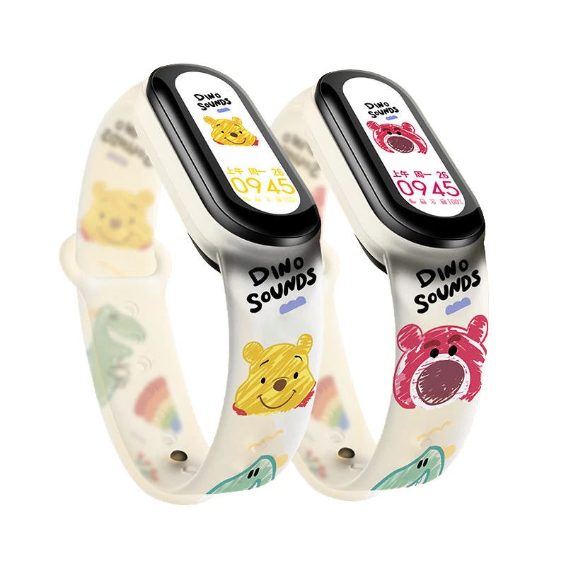 New Winnie the Pooh Lotso Strap For Xiaomi Mi Band 6 5 4 3 Creative Graffiti Bracelet Replacement For XiaoMi Band 4 5 Wristband
New Winnie the Pooh Lotso Strap For Xiaomi Mi Band 6 5 4 3 Creative Graffiti Bracelet Replacement For XiaoMi Band 4 5 Wristband