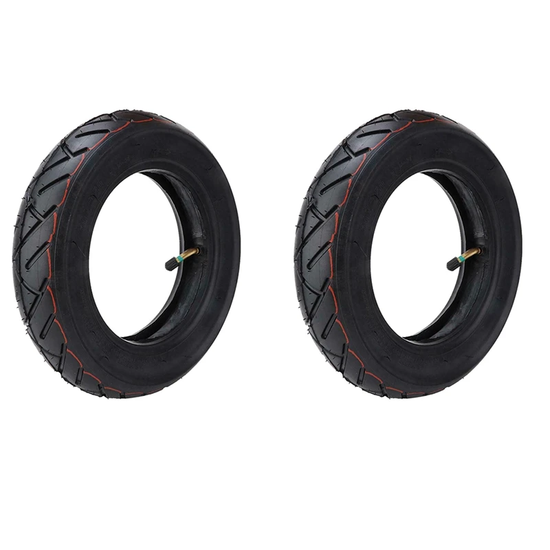 

2X Electric Scooter Tire 10 Inch Outer Tire & Inner Tube Anti-Skid Pneumatic Tire For Xiaomi Mijia M365 Accessories