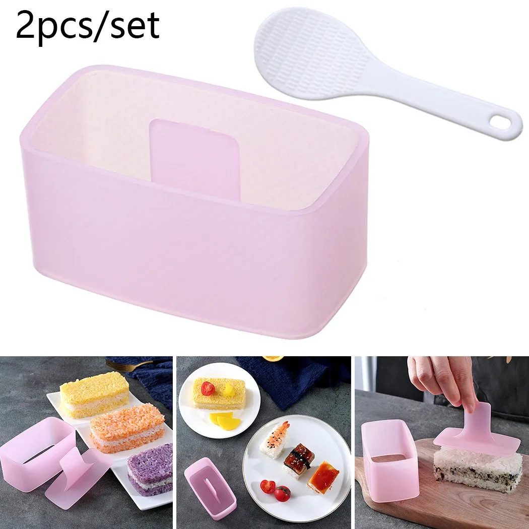 Sushi Maker Rice Scoop Kit Lunch Meat Pressing Onigiri Mold Kitchen Tools And Gadgets Non-Stick White/Pink With Rice Scoop
Sushi Maker Rice Scoop Kit Lunch Meat Pressing Onigiri Mold Kitchen Tools And Gadgets Non-Stick White/Pink With Rice Scoop