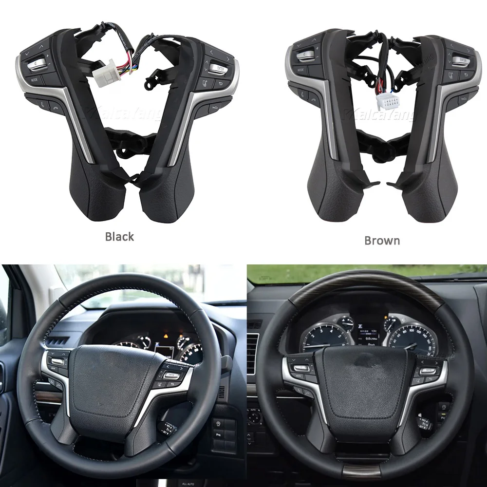 For Toyota Land Cruiser Prado 84250-60440 84250-0N160 Multi-function Steering Wheel Button Bluetooth Phone Music Control Switch
For Toyota Land Cruiser Prado 84250-60440 84250-0N160 Multi-function Steering Wheel Button Bluetooth Phone Music Control Switch