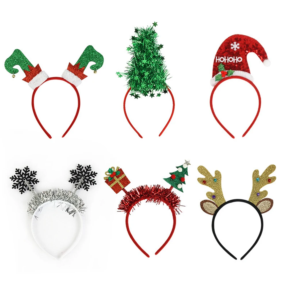 6PCS Christmas Headbands For Children Santa Elk Antlers Baby Headband Festival Hair Accessories Noel Navidad 2024 Christmas Gift
6PCS Christmas Headbands For Children Santa Elk Antlers Baby Headband Festival Hair Accessories Noel Navidad 2024 Christmas Gift