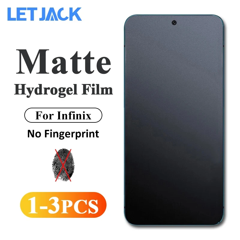 

1-3Pcs Full Cover Matte Hydrogel Film For Infinix Note 30 VIP Hot 30 30i 20i GT 10 Pro Zero 30 20 Smart 7 6 HD Screen Protectors