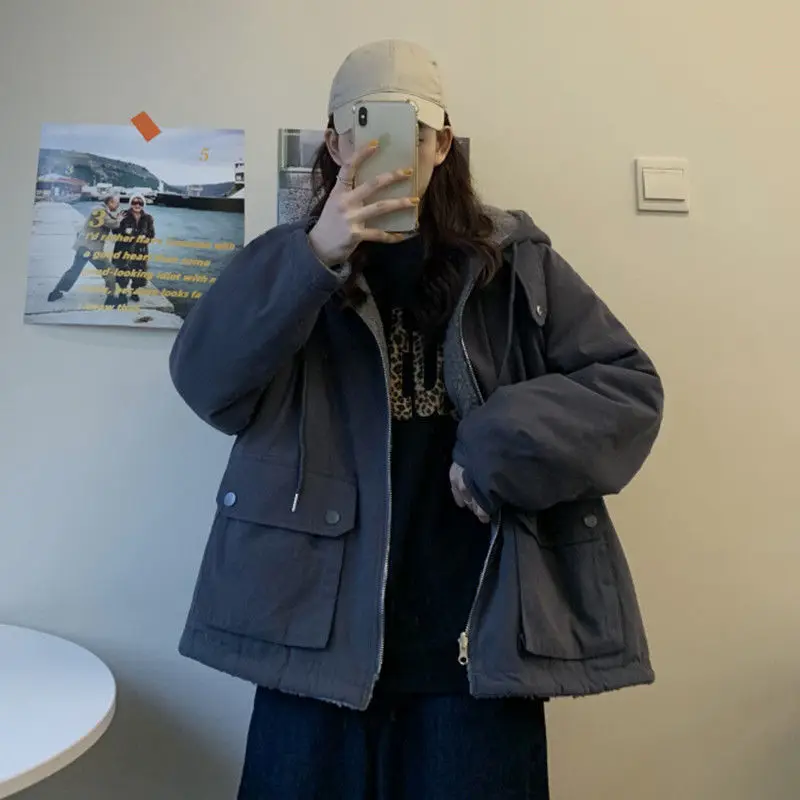 Женское толстое пальто с капюшоном, Женская Мягкая двусторонняя верхняя одежда, осенне-зимние теплые Топы с длинным рукавом
Женское толстое пальто с капюшоном, Женская Мягкая двусторонняя верхняя одежда, осенне-зимние теплые Топы с длинным рукавом