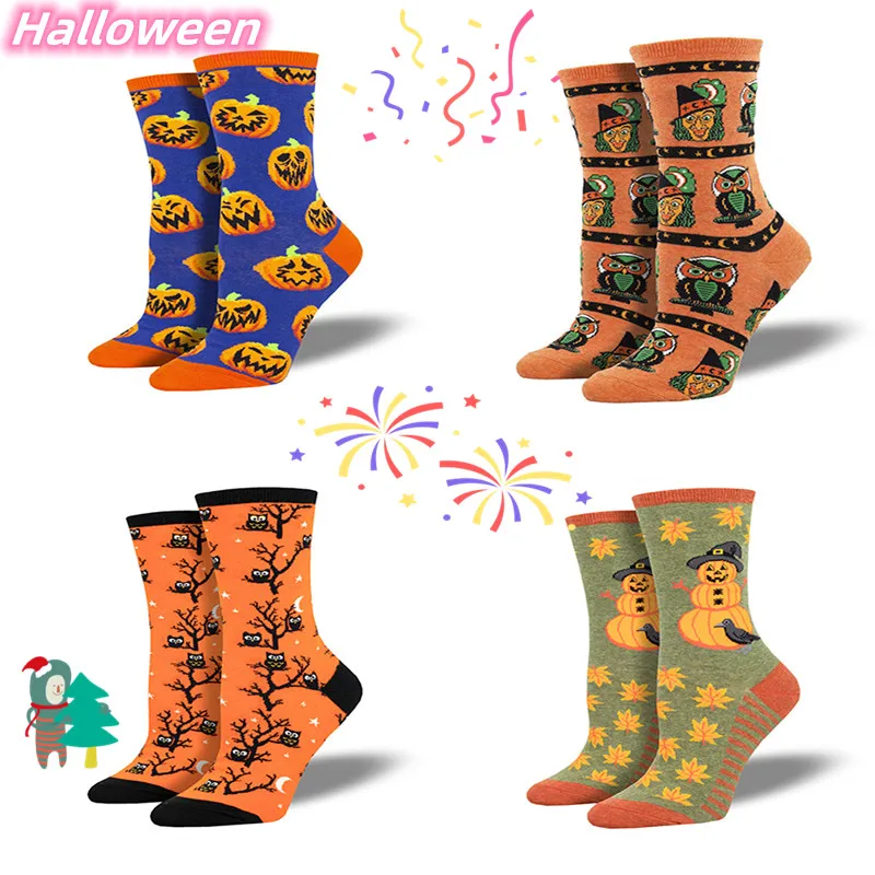 1 Pair Halloween Socks Pumpkin Printed Stockings Creative Mid Tube Socks Unisex Tide Stockings Cotton Socks Funny Hosiery Gifts
1 Pair Halloween Socks Pumpkin Printed Stockings Creative Mid Tube Socks Unisex Tide Stockings Cotton Socks Funny Hosiery Gifts