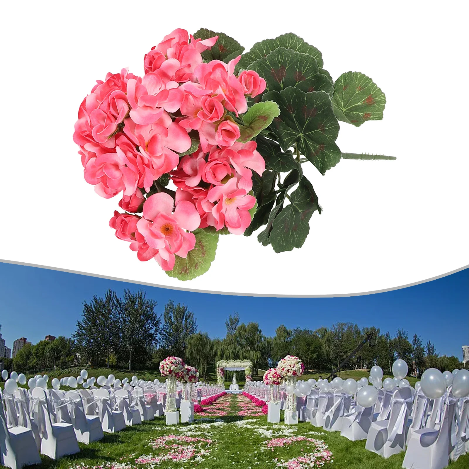 Artificial Flowers 1 Bunch Artificial Geranium Red Pink Flowers Plant Artificial Flower Home Decorations Wedding Accessories
Artificial Flowers 1 Bunch Artificial Geranium Red Pink Flowers Plant Artificial Flower Home Decorations Wedding Accessories