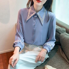 Embroidery Square Collar Shirt Women Loose Thin Elegant Temperament Shirt Women's Spring Summer 2022 New Blouse Tops Clothing
Embroidery Square Collar Shirt Women Loose Thin Elegant Temperament Shirt Women's Spring Summer 2022 New Blouse Tops Clothing