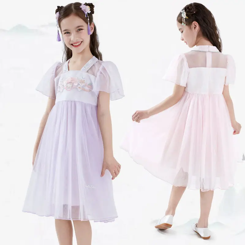 Kawaii Hello Kitty Sanrio Anime Girls Dress Hanfu Mesh Skirt Cartoon Y2K Preppy Pleated Skirt Girlish Princess Dress 2023
Kawaii Hello Kitty Sanrio Anime Girls Dress Hanfu Mesh Skirt Cartoon Y2K Preppy Pleated Skirt Girlish Princess Dress 2023