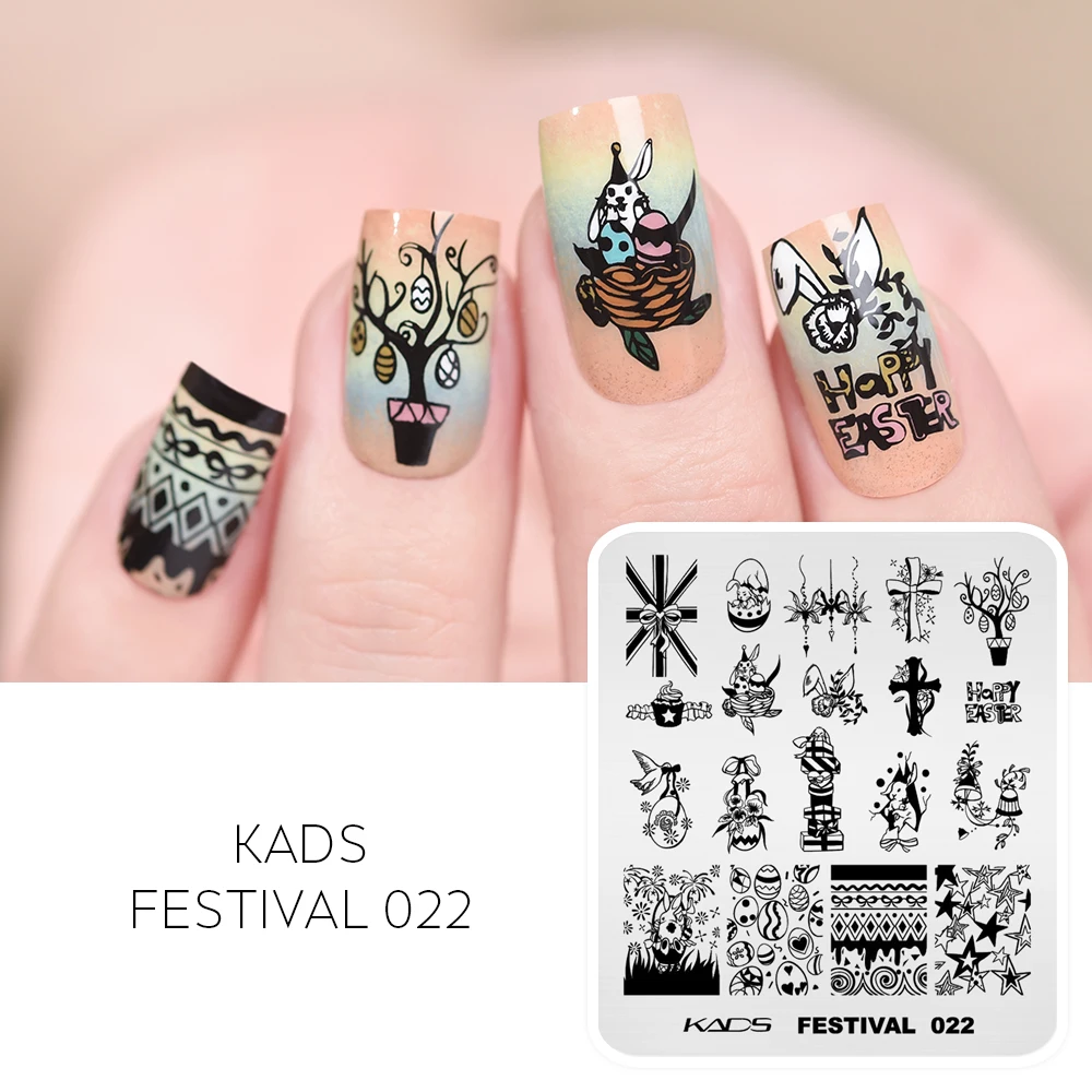 KADS шаблоны для стемпинга для фестиваля ногтей 022 милый кролик и счастливый Пасхальный день шаблон дизайн трафарет из нержавеющей стали художественный инструмент
KADS шаблоны для стемпинга для фестиваля ногтей 022 милый кролик и счастливый Пасхальный день шаблон дизайн трафарет из нержавеющей стали художественный инструмент