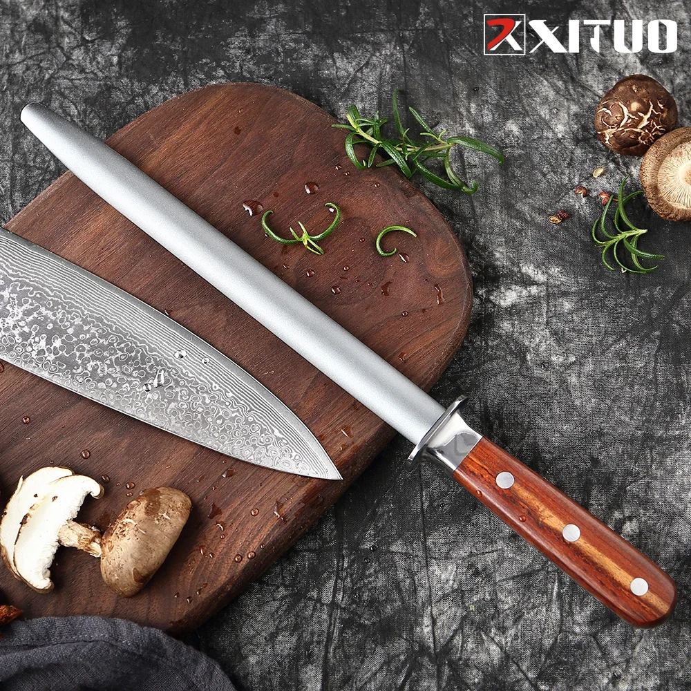

Профессиональная Заточная штанга XITUO, точилка для кухонных ножей, ножниц, ножниц, легированная сталь, с круглым хвостовиком