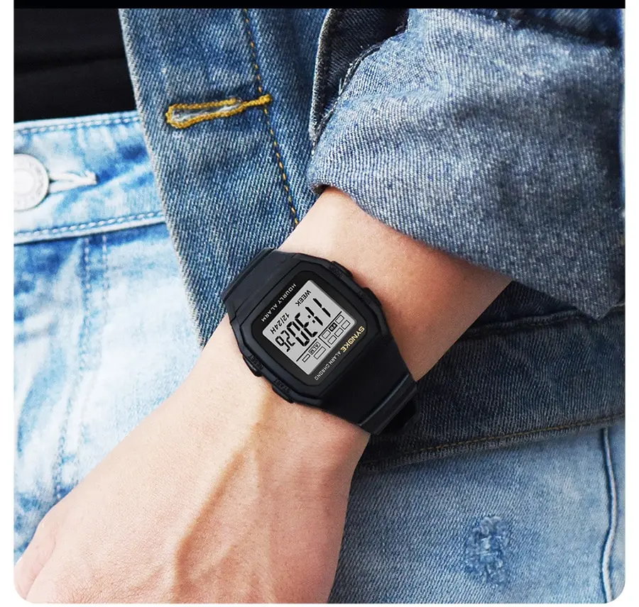 Digital Watch Student Electronic Outdoor Sports Boy Luminous Waterproof Multifunction Watch Retro Square Watch 6 Mallzona S693ddef1c13447d3a180bed899144657T Digital Watch Student Electronic Outdoor Sports Boy Luminous Waterproof Multifunction Watch Retro Square Watch Mallzona