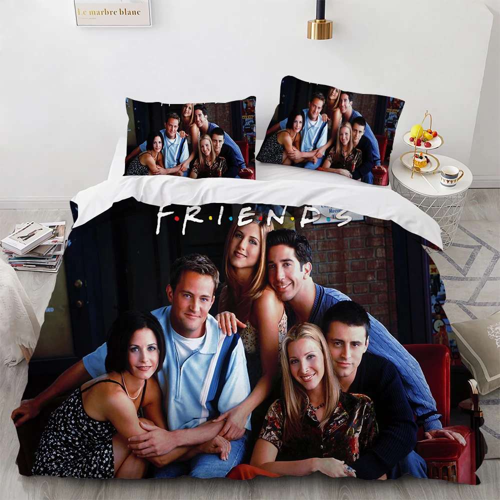 Friends TV Show Bedding Set Duvet Cover With Pillowcase Twin Full Queen King Bedclothes Bedroom Decor
Friends TV Show Bedding Set Duvet Cover With Pillowcase Twin Full Queen King Bedclothes Bedroom Decor
