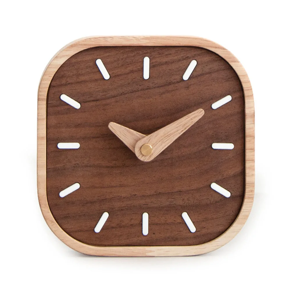 Battery Alarm Clock Black Walnut Solid Wood Silent Desktop Fashion Table Desk Clock For Bedroom Bedside Desk Shelf
Battery Alarm Clock Black Walnut Solid Wood Silent Desktop Fashion Table Desk Clock For Bedroom Bedside Desk Shelf