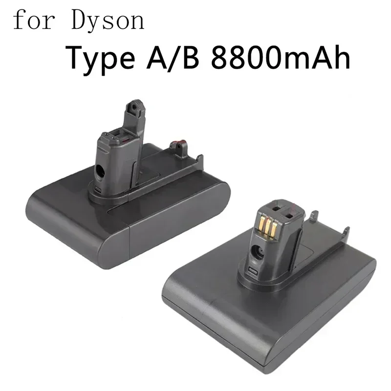 

Литий-ионный аккумулятор для Dyson, 22,2 в, 8800 мАч, подходит для TypeA или B, Вакуумный Аккумулятор для Dyson DC35, DC45, DC31, DC34, DC44, DC31 Animal, DC35 Animal