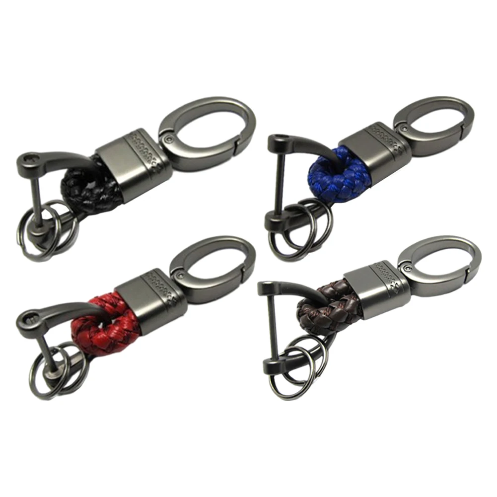 Universal Hand-woven Leather Keychains Car Key Ring Metal Big Head Keyring Holder Gifts Automobiles Interior Accessories
Universal Hand-woven Leather Keychains Car Key Ring Metal Big Head Keyring Holder Gifts Automobiles Interior Accessories