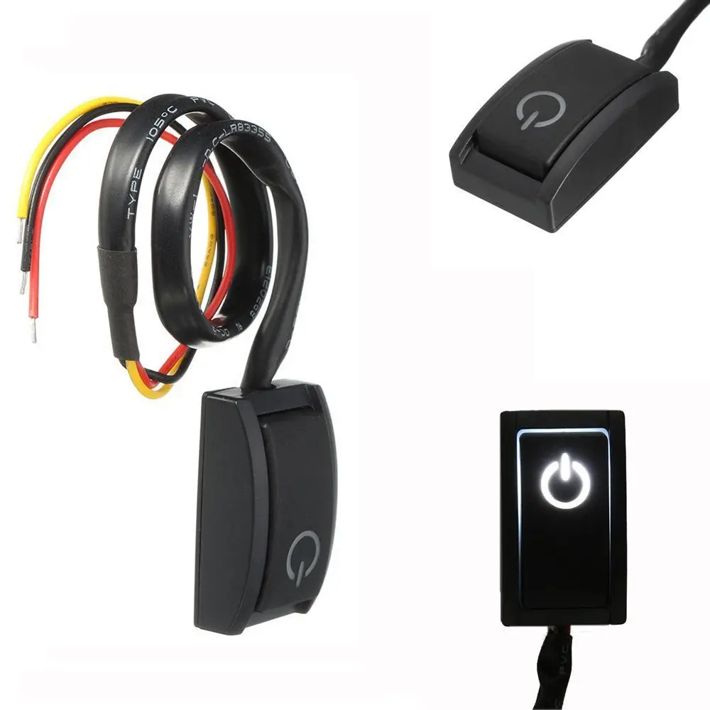 Button Latching Button Switch Double-sided Adhesive Tape Durable 2.4W Turn White LED 3.6*2.1*1cm LED Light Car Push
Button Latching Button Switch Double-sided Adhesive Tape Durable 2.4W Turn White LED 3.6*2.1*1cm LED Light Car Push