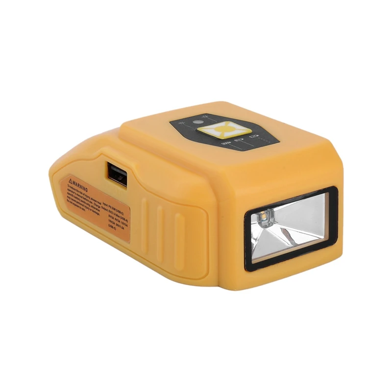 Power Source Converter For Dewalt 20V Battery Adapter With USB DC 12V LED Work Light Li-Ion Battery Adapter
Power Source Converter For Dewalt 20V Battery Adapter With USB DC 12V LED Work Light Li-Ion Battery Adapter