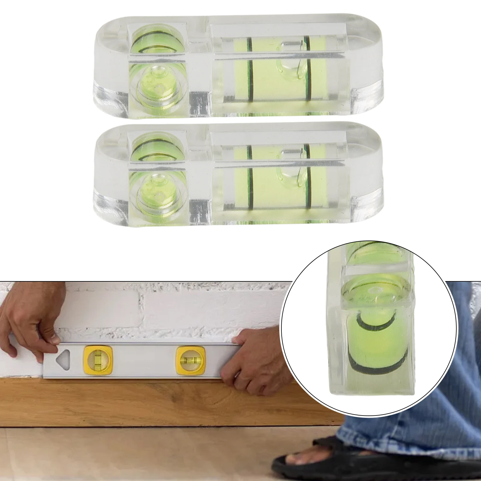 2Pcs Square MiniLevel High Precision Pan-Tilt Special Level Bubble Leveler Measuring Tilt Horizon Level Measuring Tools
2Pcs Square MiniLevel High Precision Pan-Tilt Special Level Bubble Leveler Measuring Tilt Horizon Level Measuring Tools