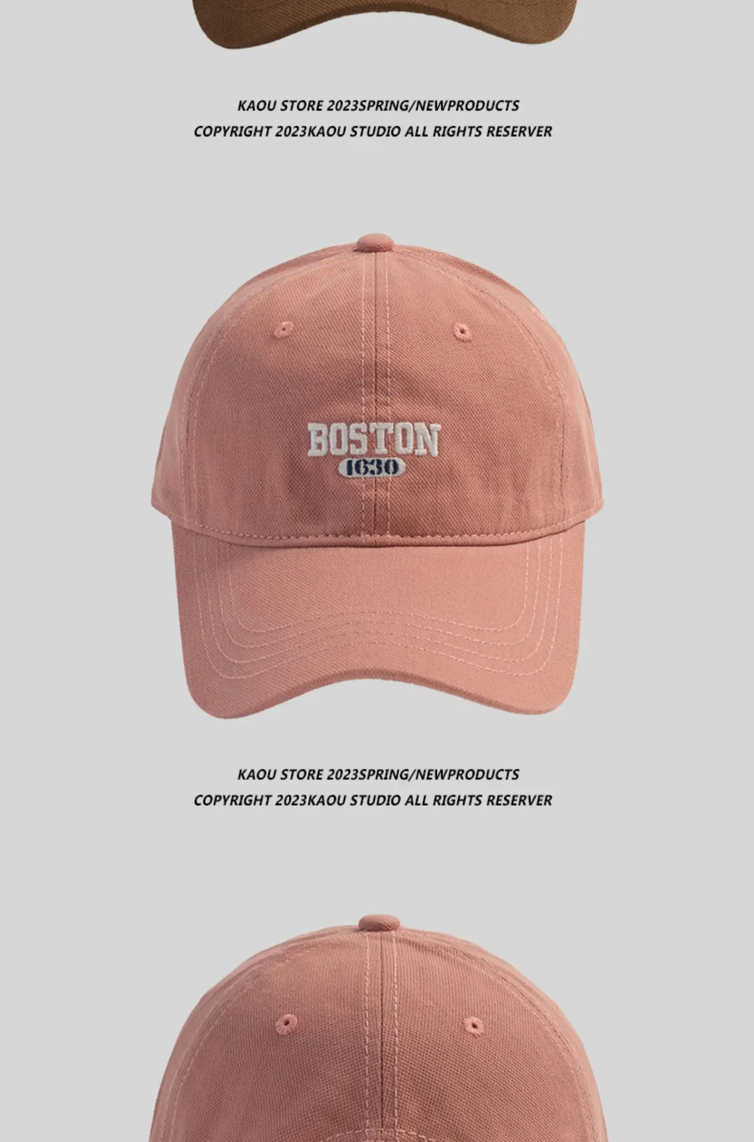 Hat Female Pink Ins Embroidered Peaked Cap Korean Style Versatile Curved Brim Trendy Men's Baseball Cap Spring and Autumn Hat Female Pink Ins Embroidered Peaked Cap Korean Style Versatile Curved Brim Trendy Men's Baseball Cap Spring and Autumn