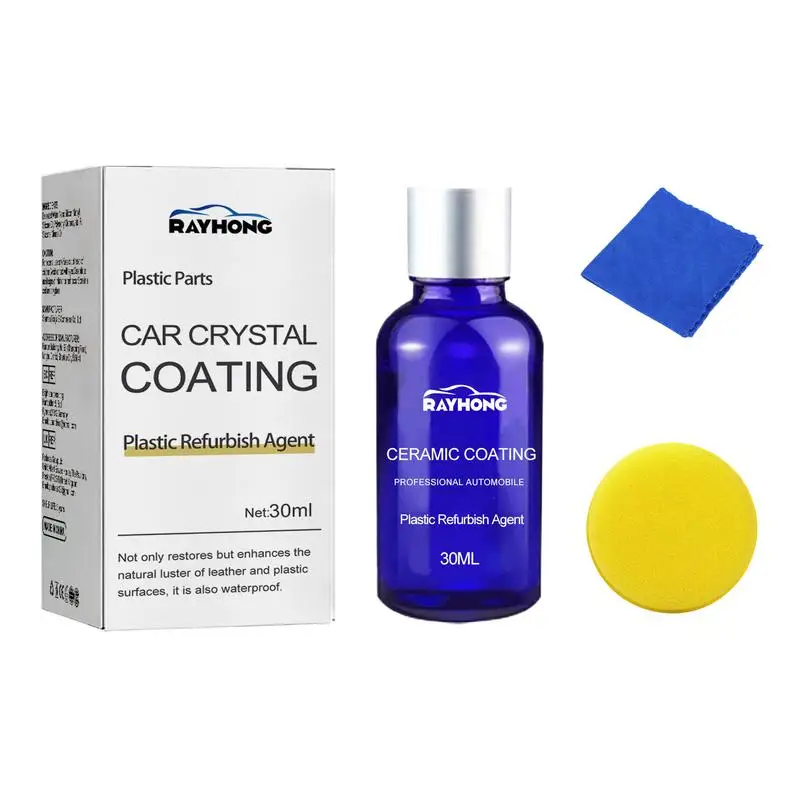 Black Trim Restorer Automotive 30ml Renovating Coating For Car With Sponge And Wipe Powerful Auto Detailing Supplies
Black Trim Restorer Automotive 30ml Renovating Coating For Car With Sponge And Wipe Powerful Auto Detailing Supplies