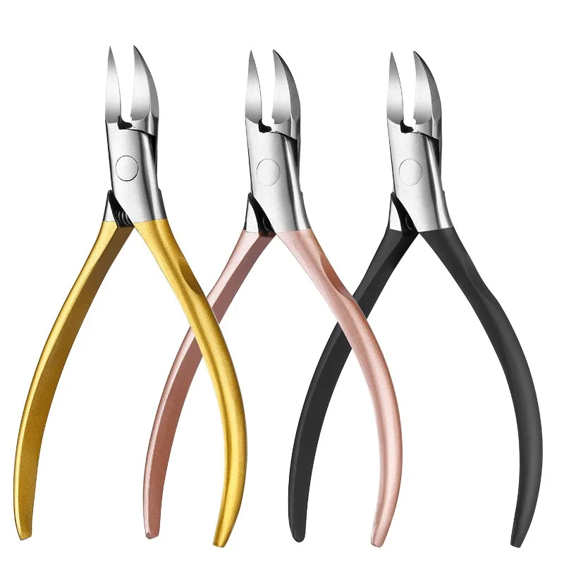 

Nail Cutter Cuticle Nippers Profesional Ingrown Toenail Scissors Dead Skin Removal Stainless Steel Nail Clipper Pedicure Tool