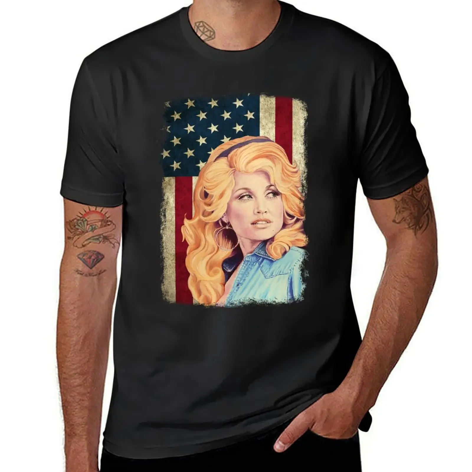 Vintage American Flag Dolly Parton T-Shirt animal prinfor boys boys animal print hippie clothes plain white t shirts men
Vintage American Flag Dolly Parton T-Shirt animal prinfor boys boys animal print hippie clothes plain white t shirts men