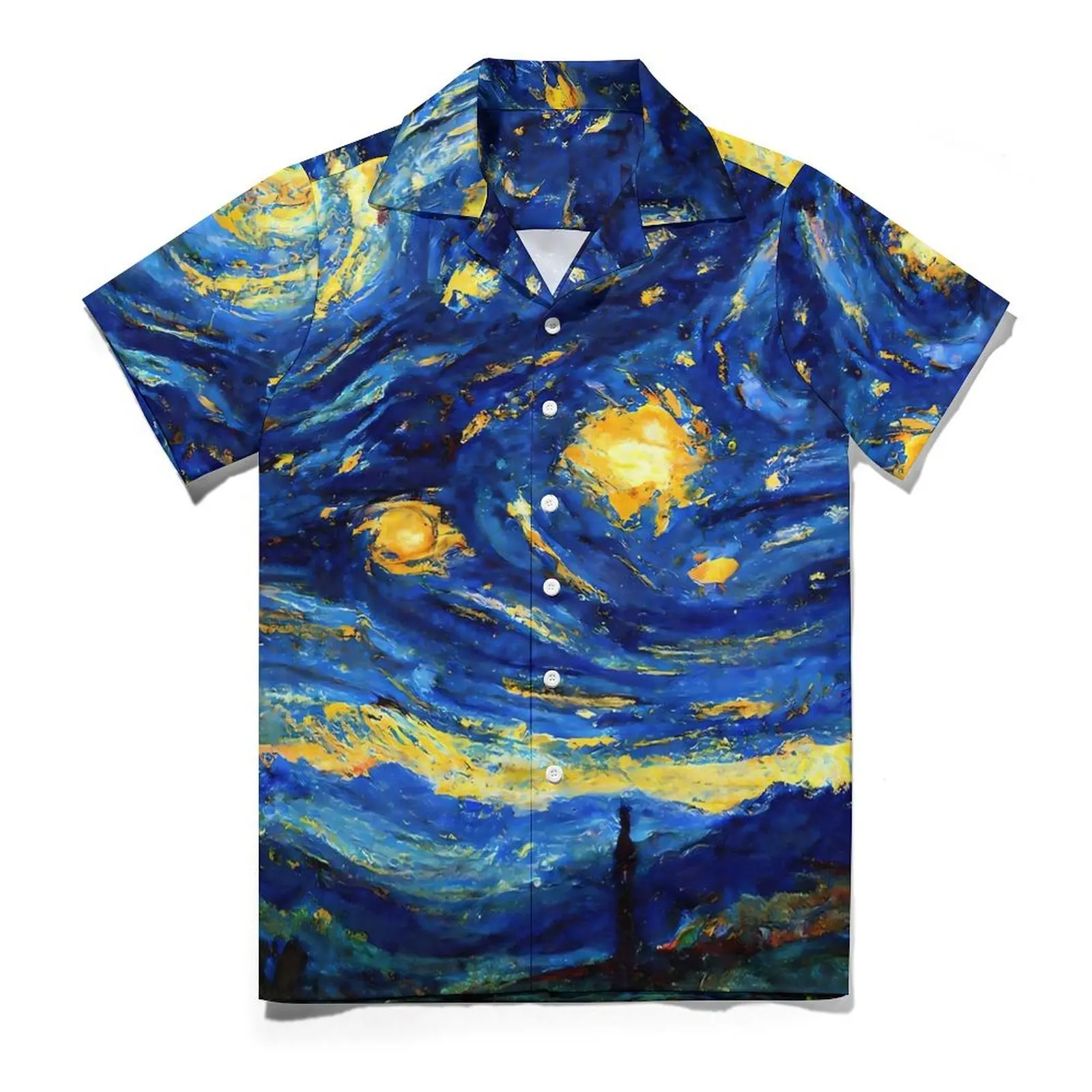 Oil Painting Casual Shirt Van Gogh Starry Night Novelty Hawaiian Shirts Men Short Sleeve Vacation Street Design Oversize Blouses
Oil Painting Casual Shirt Van Gogh Starry Night Novelty Hawaiian Shirts Men Short Sleeve Vacation Street Design Oversize Blouses