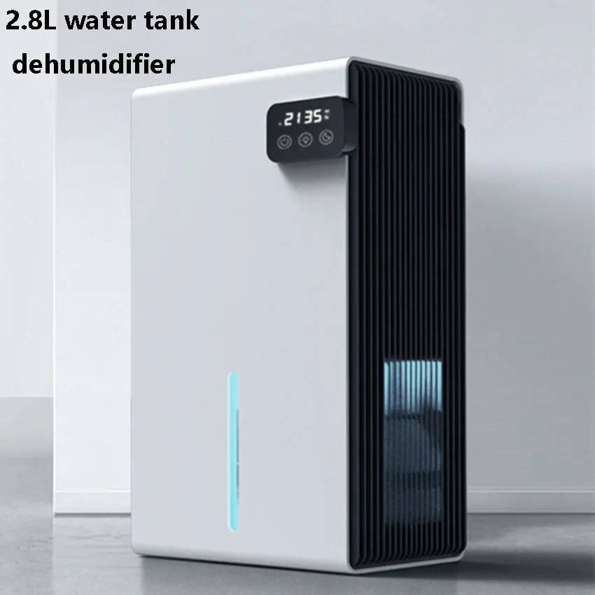 

2800ML Large Capacity Dehumidifier with Defrost 2In1 Air Purifier Professional Moisture Absorbers Air Dryer for Home Office Room