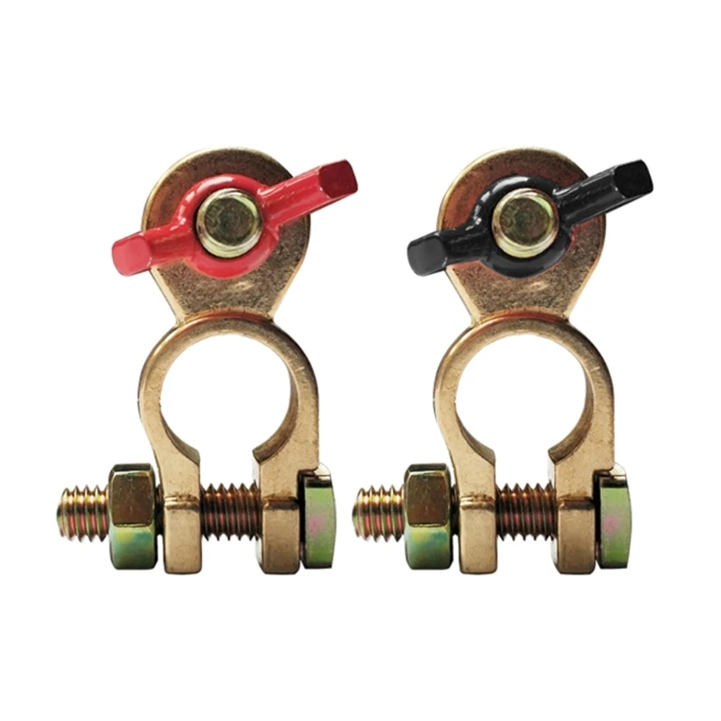 Cable End Connector Universal Battery Terminal Connector Heavy Duty Top Post Battery Terminals End Clamp Set for Car H7JD
Cable End Connector Universal Battery Terminal Connector Heavy Duty Top Post Battery Terminals End Clamp Set for Car H7JD