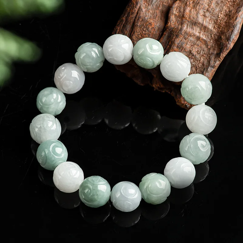 Резной нефритовый браслет из натурального Мьянмы Jadeite для мужчин и женщин, Изящные Ювелирные изделия, аксессуары, подлинные браслеты класса А из Бирмы, нефрита
Резной нефритовый браслет из натурального Мьянмы Jadeite для мужчин и женщин, Изящные Ювелирные изделия, аксессуары, подлинные браслеты класса А из Бирмы, нефрита