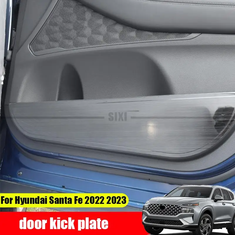 for Hyundai Santa Fe 2021 2022 2023 Stainless Steel Door Kick Plate Decorative Protective Car Supplies
for Hyundai Santa Fe 2021 2022 2023 Stainless Steel Door Kick Plate Decorative Protective Car Supplies