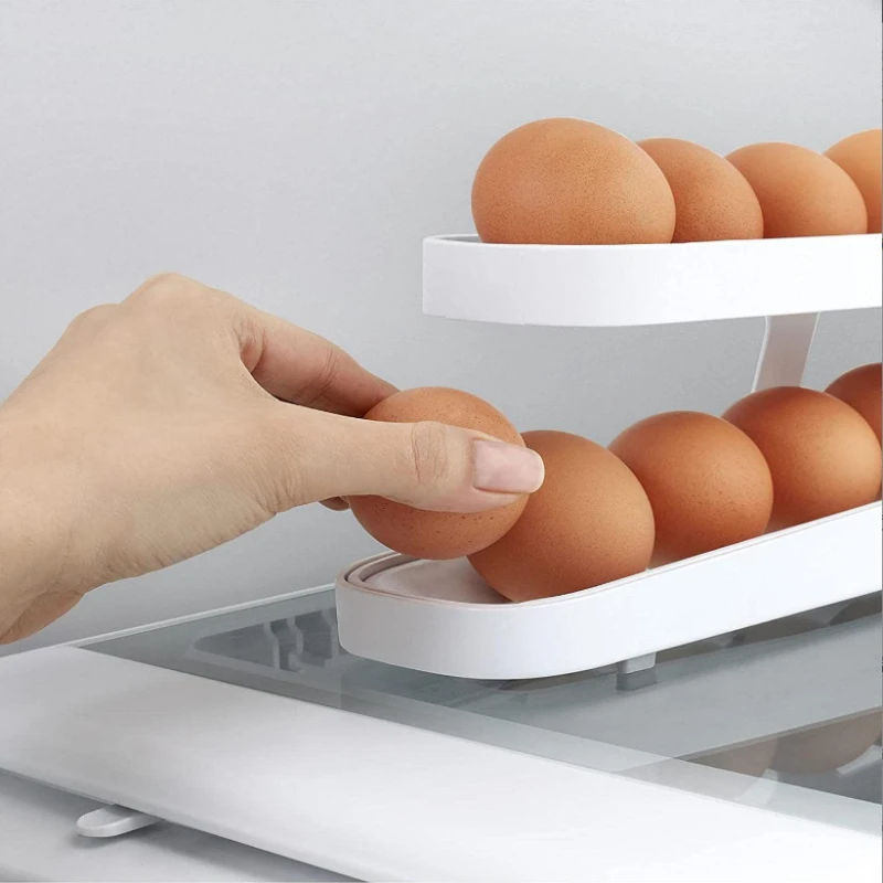 Automatic Scrolling Egg Rack Upgrade Egg Storage Box Container Organizer Rolldown Refrigerator Egg Dispenser Fridge Kitch Tools
Automatic Scrolling Egg Rack Upgrade Egg Storage Box Container Organizer Rolldown Refrigerator Egg Dispenser Fridge Kitch Tools