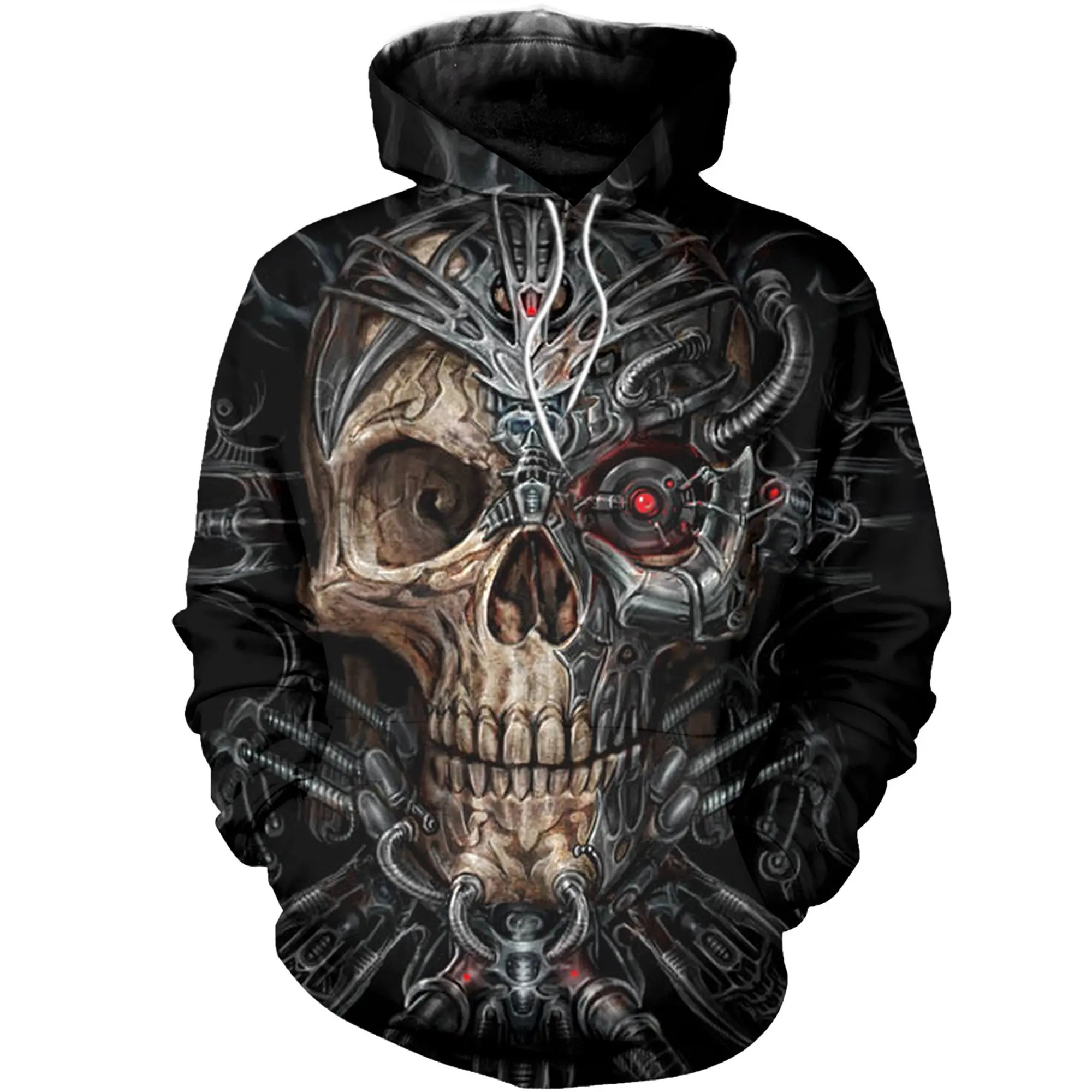 Spring Autumn Fashion Pullover Hoodie Street Terminator Skull 3D Print Art Unisex Casual Harajuku Oversized Sports Hoodie
Spring Autumn Fashion Pullover Hoodie Street Terminator Skull 3D Print Art Unisex Casual Harajuku Oversized Sports Hoodie