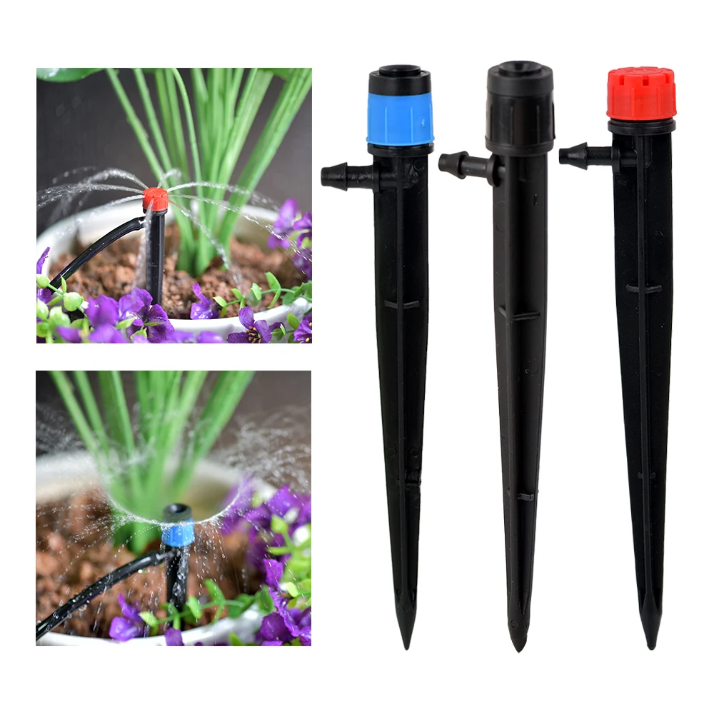 Garden Irrigation Sprinklers with Stake Adjustable Atomizing Refraction Drippers Watering Vortex Nozzles 1/4'' Barb 10Pcs
Garden Irrigation Sprinklers with Stake Adjustable Atomizing Refraction Drippers Watering Vortex Nozzles 1/4'' Barb 10Pcs