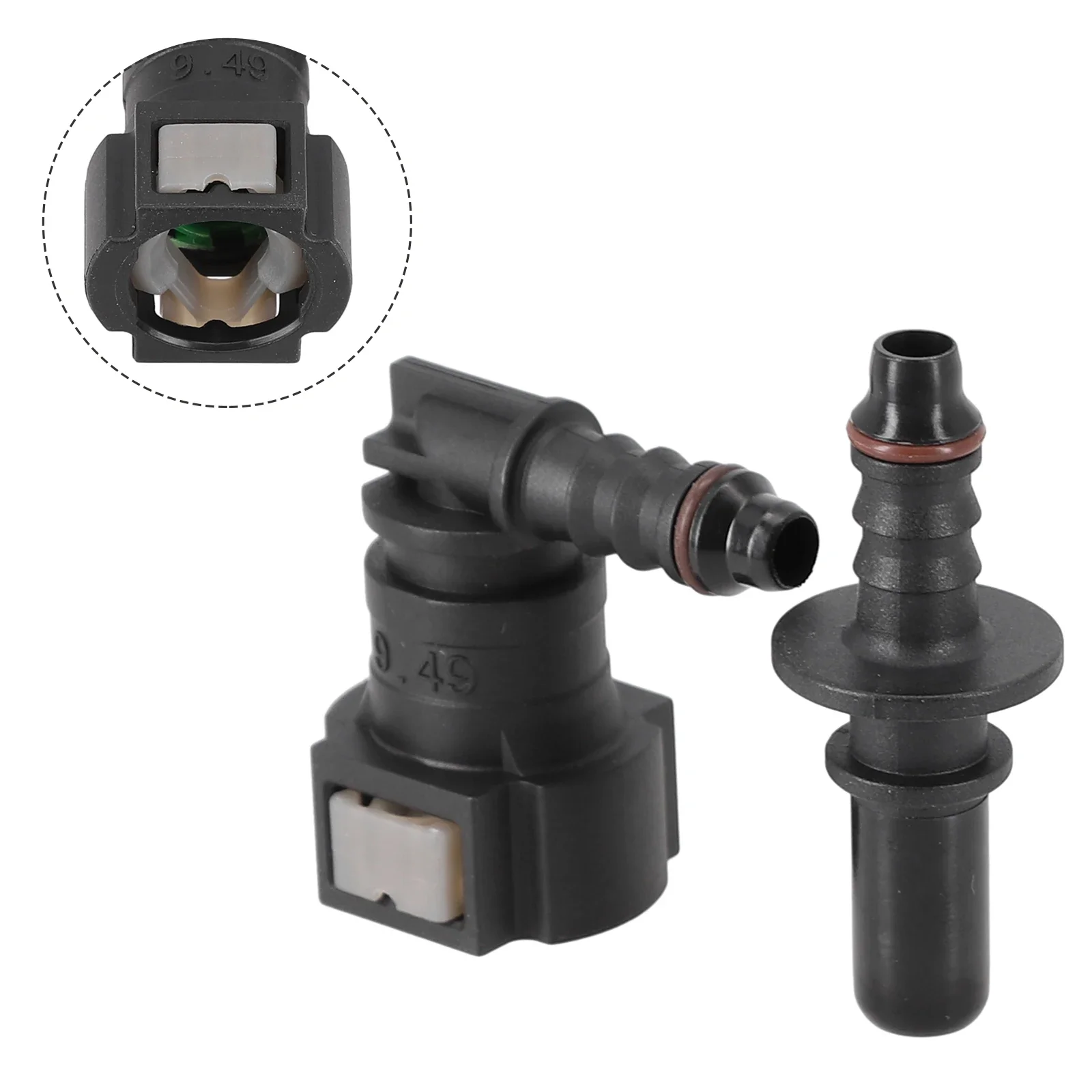 Sturdy Nylon Fuel Line Quick Release Connector 90 Deg Elbow SAE 9 49 Suitable For Fuel/Gas Quick Installation
Sturdy Nylon Fuel Line Quick Release Connector 90 Deg Elbow SAE 9 49 Suitable For Fuel/Gas Quick Installation