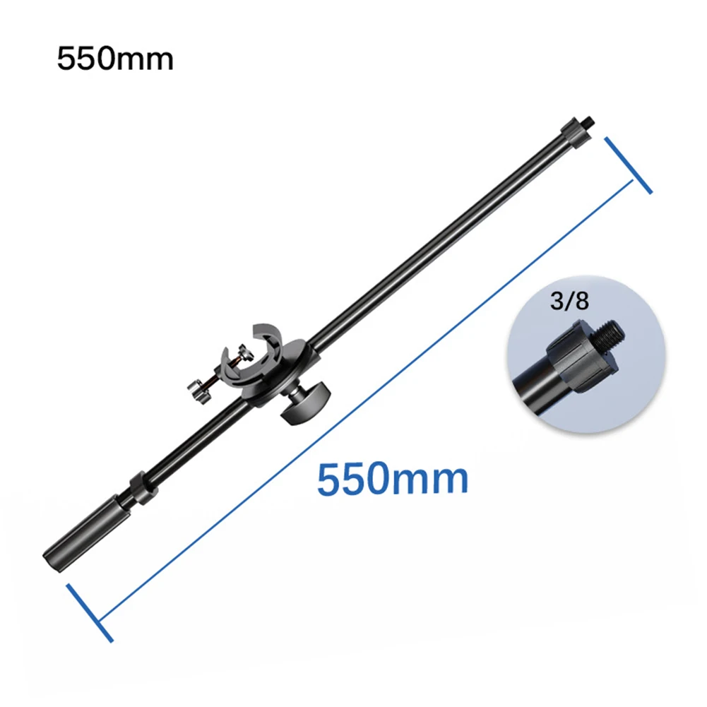 Crossbar Microphone Stand Indoor Outdoor Black Bracket Broadcast Extension Holder Portable Video Live 55CM
Crossbar Microphone Stand Indoor Outdoor Black Bracket Broadcast Extension Holder Portable Video Live 55CM