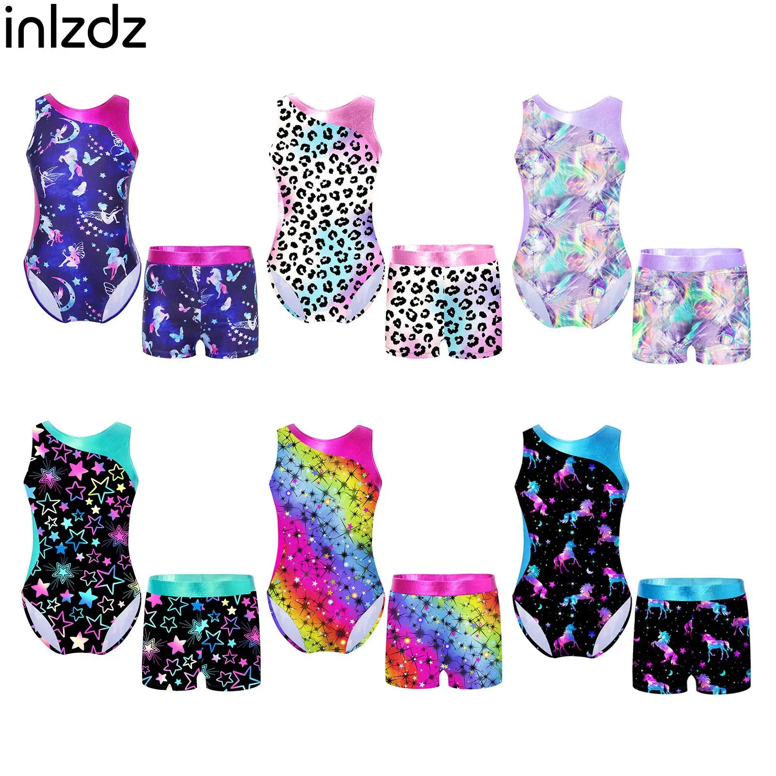 Kids Girls Sport Gymnastic Leotard Yoga Workout Jumpsuit Dancewear Outfit Sleeveless Patchwork Ballet Dance Leotard And Shorts
Kids Girls Sport Gymnastic Leotard Yoga Workout Jumpsuit Dancewear Outfit Sleeveless Patchwork Ballet Dance Leotard And Shorts
