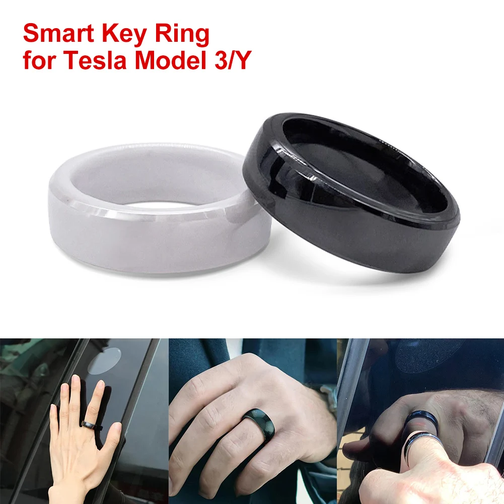 6 Sizes Smart Key Ring For Tesla Model 3 Model Y 2021-2023 Key Card Fob Replacement Ceramic Smart Ring for Men Women Waterproof
6 Sizes Smart Key Ring For Tesla Model 3 Model Y 2021-2023 Key Card Fob Replacement Ceramic Smart Ring for Men Women Waterproof