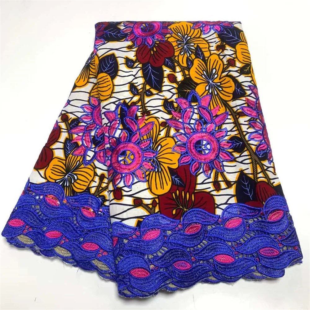 SJ Lace 6 yards Nigerian Lace Fabric High Quality Lace Ankara Wax 100% Cotton with Embroidery Guipure Lace Fabric Dress d14-65
SJ Lace 6 yards Nigerian Lace Fabric High Quality Lace Ankara Wax 100% Cotton with Embroidery Guipure Lace Fabric Dress d14-65