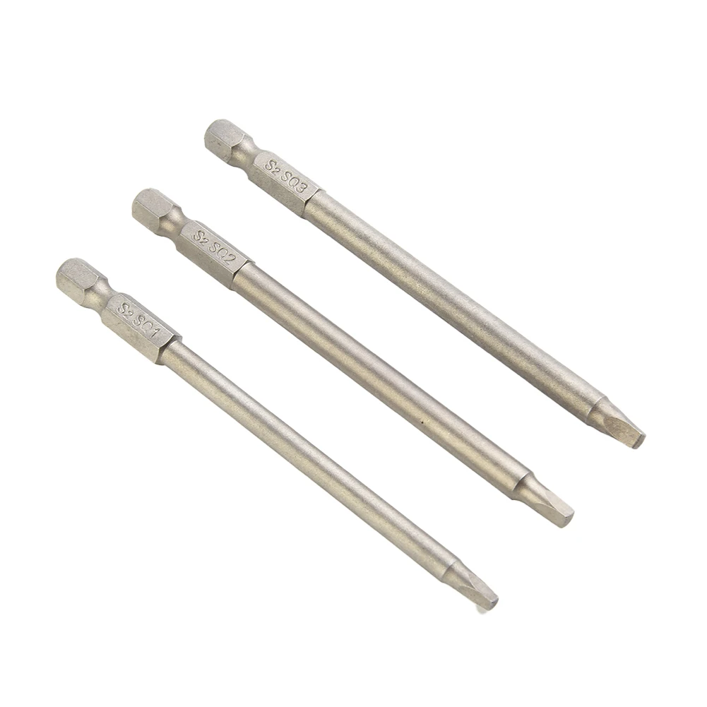 Hand Screwdrivers Head Hand Tool Accessories Screw Driver Bits Square Head 100mm 3pcs Electric Grey Hex For Electric Screwdriver
Hand Screwdrivers Head Hand Tool Accessories Screw Driver Bits Square Head 100mm 3pcs Electric Grey Hex For Electric Screwdriver