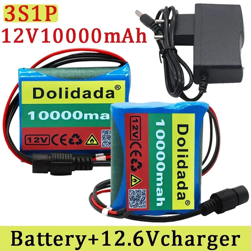 Original 12V 10000 MAh 3S1P Batterie Au Lithium 18650 Batterie Au Lithium Pack Protection Conseil Rechargeable + 12.6VCharger
Original 12V 10000 MAh 3S1P Batterie Au Lithium 18650 Batterie Au Lithium Pack Protection Conseil Rechargeable + 12.6VCharger