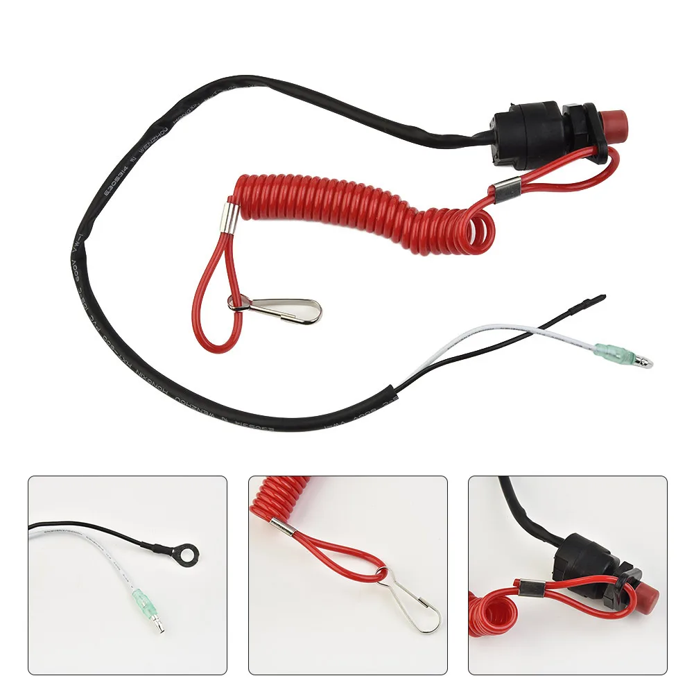 Motorcycle Engine Urgent Kill Stop Switch Outboard Cut Off Boat Motor Kill Stop Switch With Safety Tether Lanyard Parts
Motorcycle Engine Urgent Kill Stop Switch Outboard Cut Off Boat Motor Kill Stop Switch With Safety Tether Lanyard Parts