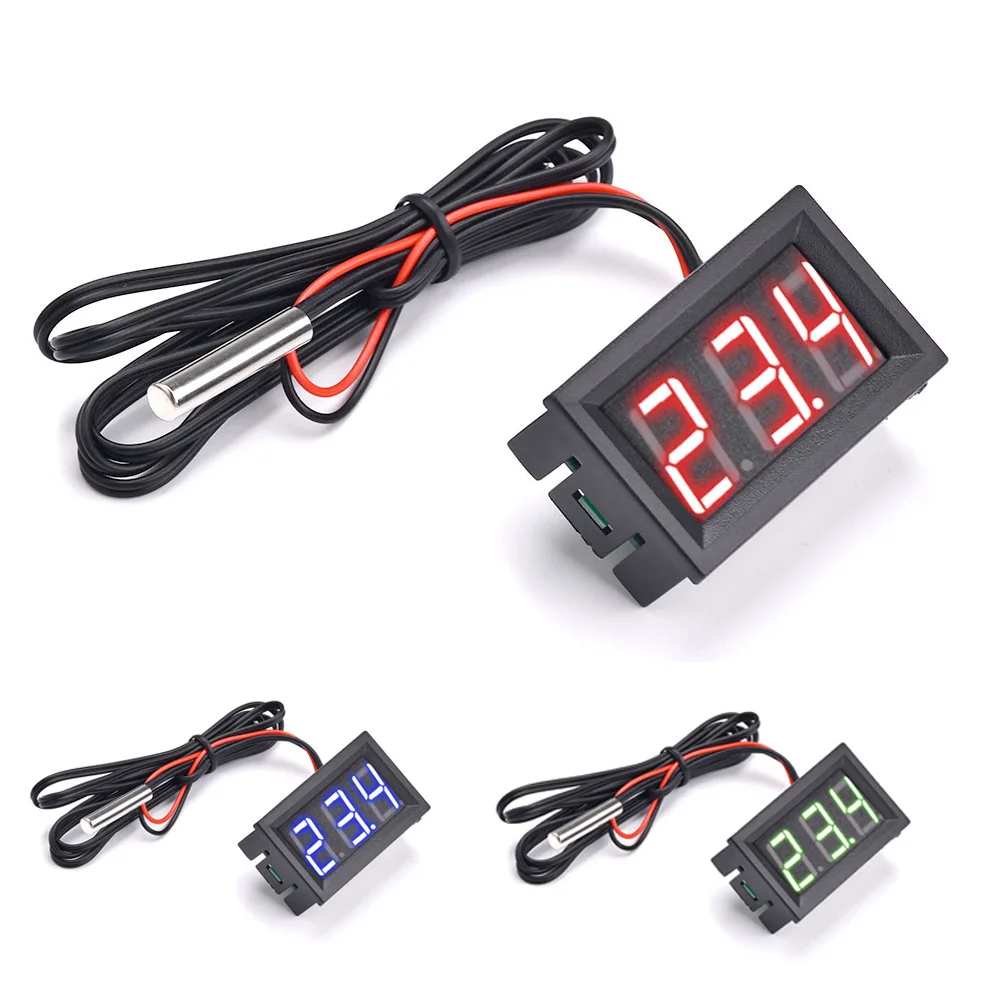 Digital Temperature Sensor Meter Thermometer Hygrometer Gauge Digital Temperature Control 24V with NTC 3950 10K1% sensor
Digital Temperature Sensor Meter Thermometer Hygrometer Gauge Digital Temperature Control 24V with NTC 3950 10K1% sensor