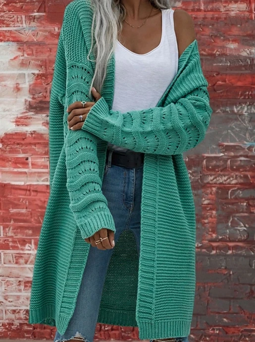 Fashion 2024 Women's Autumn Winter Casual Sweater Cardigan Long Sleeve Solid Color Knitted Longline Cardigan Sweater Coat
Fashion 2024 Women's Autumn Winter Casual Sweater Cardigan Long Sleeve Solid Color Knitted Longline Cardigan Sweater Coat