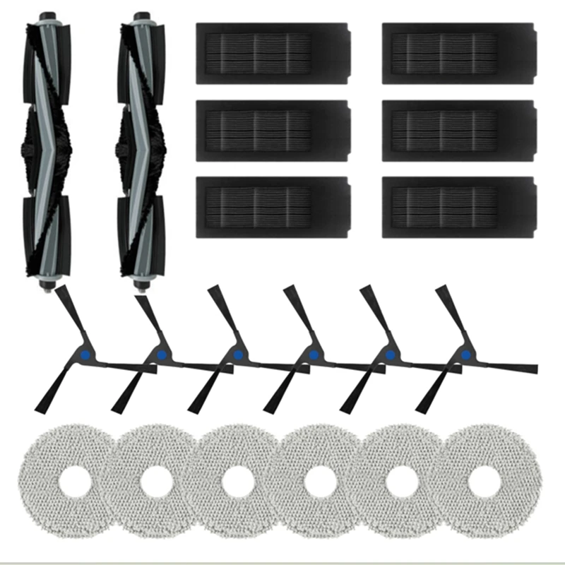 Roller Brush Side Brush Mop HEPA Filter For Ecovacs Deebot X2 Omni / X2 / X2 Pro / DEX86 Spare Parts Accessories 
Roller Brush Side Brush Mop HEPA Filter For Ecovacs Deebot X2 Omni / X2 / X2 Pro / DEX86 Spare Parts Accessories