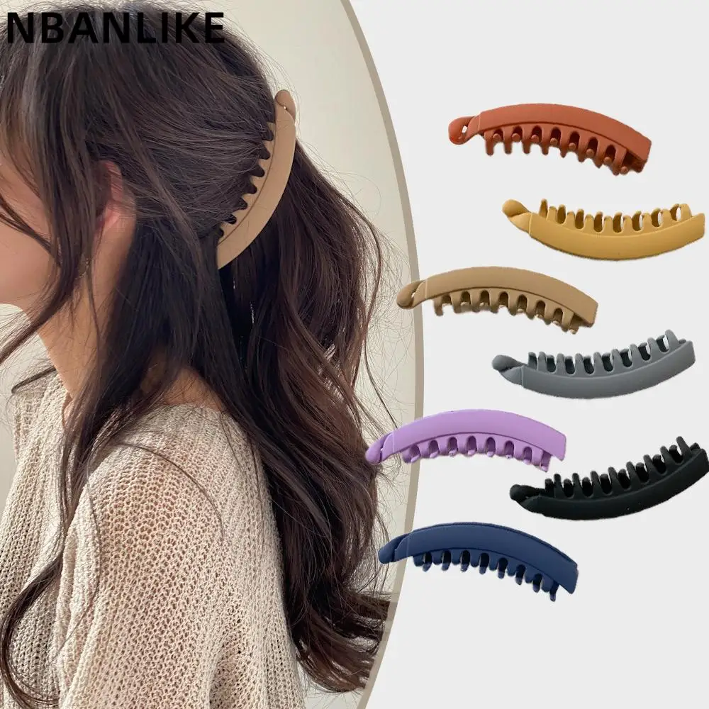 Solid Color Frosted Hair Clip 13*3cm Fashion Ponytail Barrettes Women Hair Accessories
Solid Color Frosted Hair Clip 13*3cm Fashion Ponytail Barrettes Women Hair Accessories