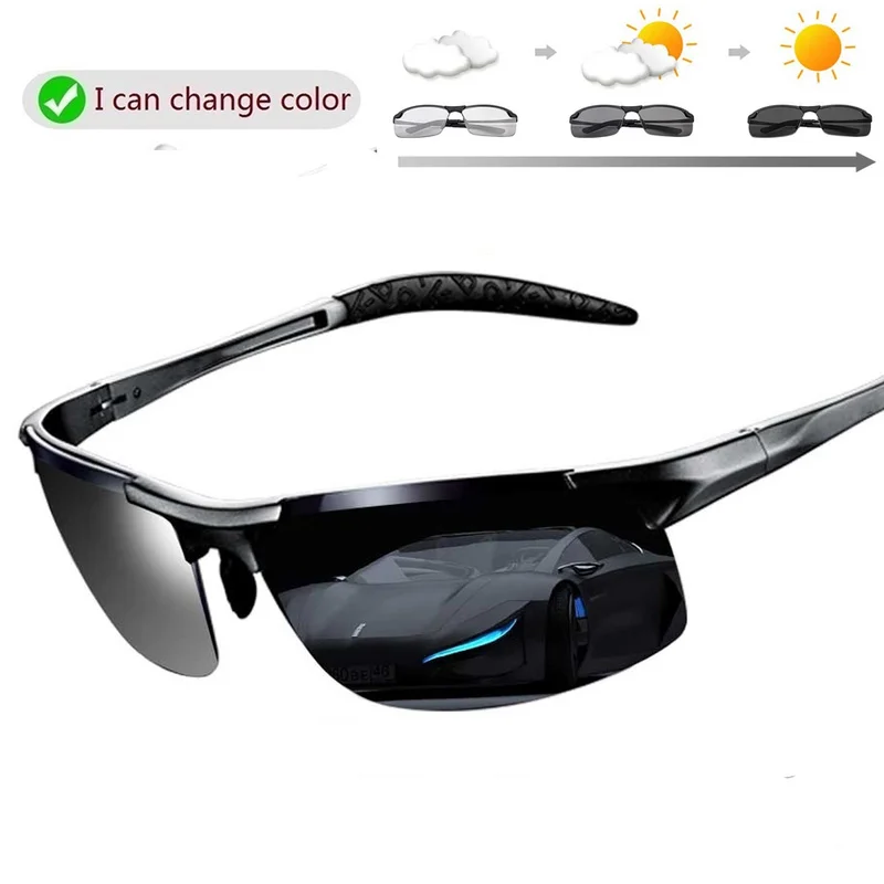 Men Polarized Photochromic Sunglasses Driving Chameleon Glasses Woman Change Color Sun Glasses Day Night Vision Driver's Eyewear
Men Polarized Photochromic Sunglasses Driving Chameleon Glasses Woman Change Color Sun Glasses Day Night Vision Driver's Eyewear